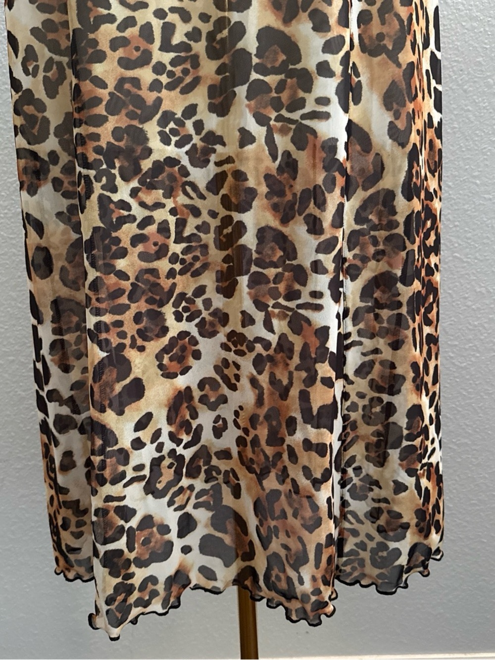 NWT Stockholm Atelier X Other Stories Leopard Bodycon Long Sleeve Dress Size 2 - Picture 4 of 10
